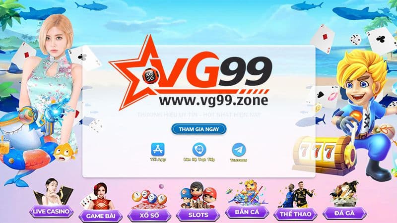 Nhà cái VG99 là sân chơi cá cược trực tuyến uy tín hàng đầu
